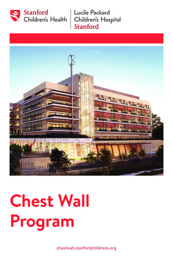 Chest Wall Program - Lucile Packard Children's Hospital