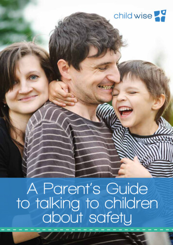 A Parent's Guide To Talking To Children About Safety - AIFS