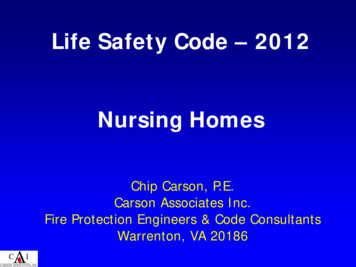 Life Safety Code - 2012 Nursing Homes