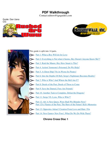Chrono Cross Strategy Guide - IGNguides