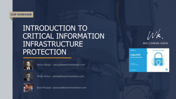 Critical Information Infrastructure (Cii)