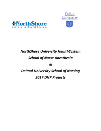 NorthShore University HealthSystem School Of Nurse Anesthesia DePaul .