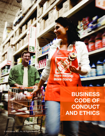 BUSINESS CODE OF CONDUCT AND ETHICS - The Home Depot