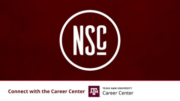 Connect With The Career Center - Newaggie.tamu.edu