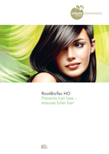 RootBioTec HO Prevents Hair Loss - Ensures Fuller Hair - COSSMA