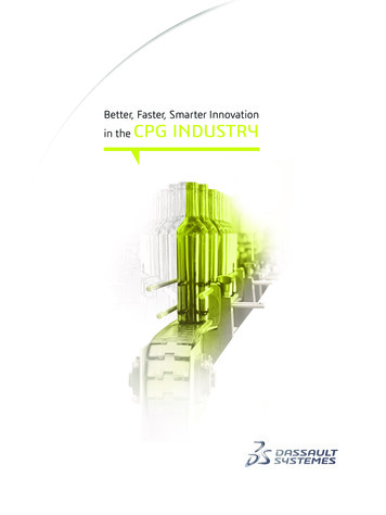 Better, Faster, Smarter Innovation In The CPG INDUSTRY