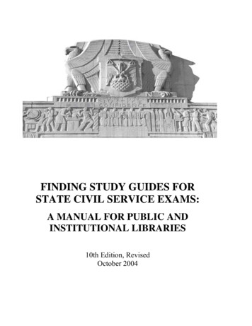 Finding Study Guides For State Civil Service Exams