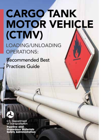 Cargo Tank MoTor VehiCle (CTMV)