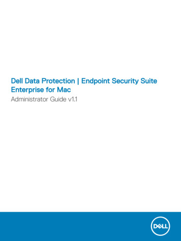 Endpoint Security Suite Enterprise Administrator Guide For Mac - Dell