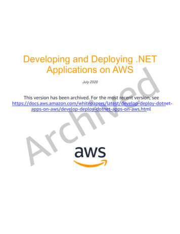 ARCHIVED: Developing And Deploying Applications On AWS