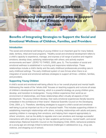 Social And Emotional Wellness - HHS.gov
