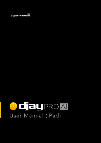 User Manual (iPad) - Djay