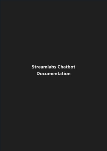 Streamlabs Chatbot Documentation