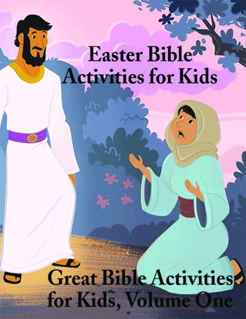 Easter Bible Activities For Kids - Sunday School Zone
