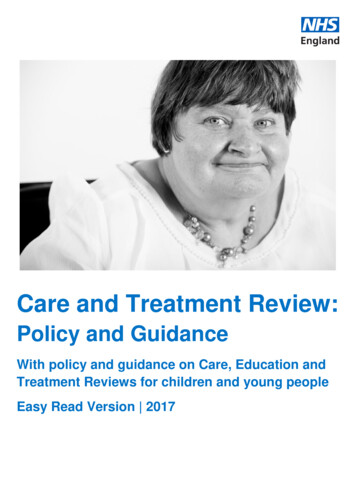 Care And Treatment Review - NHS England