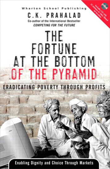 The Fortune At The Bottom Of The Pyramid - IIMK