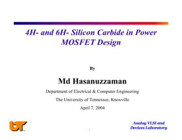 4H- And 6H- Silicon Carbide In Power MOSFET Design
