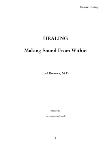 HEALING Making Sound From Within - WordPress 
