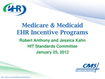 Medicare & Medicaid EHR Incentive Programs - Office Of The National .