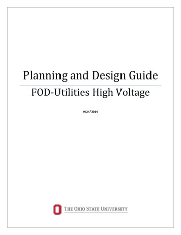Electrical Planning And Design Guide - Ohio State University