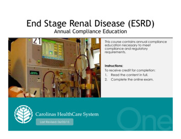 End Stage Renal Disease - Atrium Health
