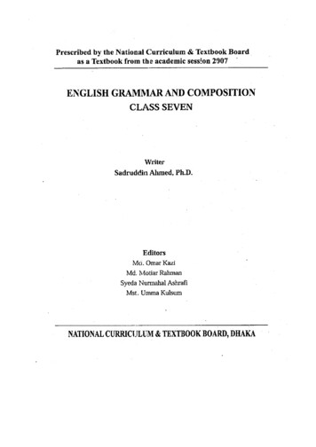English Grammar And Composition Class Seven