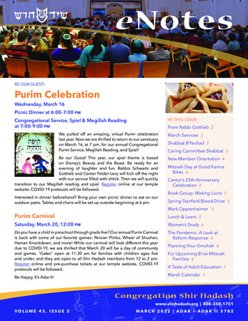 Purim Celebration - ShulCloud