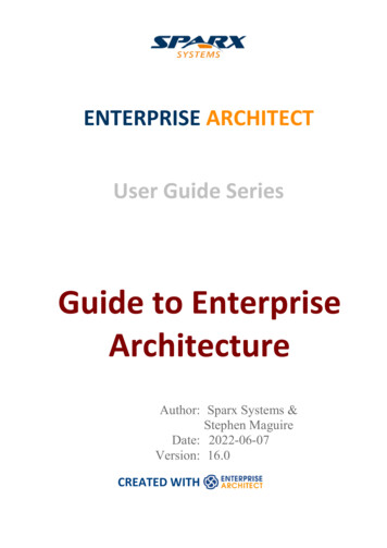 Guide To Enterprise Architecture