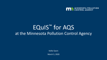 EQuIS For AQS - EarthSoft, Inc. Environmental Data Management Software