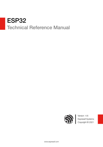 Technical Reference Manual - Espressif