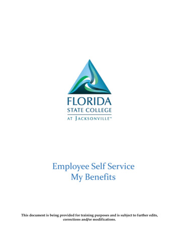 Employee Self Service My Benefits - Florida State College At Jacksonville