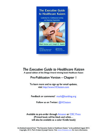 The Executive Guide To Healthcare Kaizen
