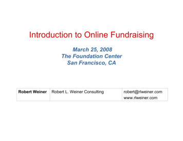 Introduction To Online Fundraising