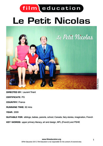 Le Petit Nicolas - Film Education