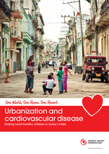 Urbanization And Cardiovascular Disease - World Heart Federation