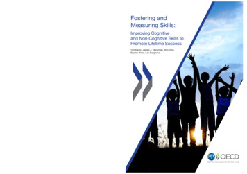 Fostering And Measuring Skills - OECD