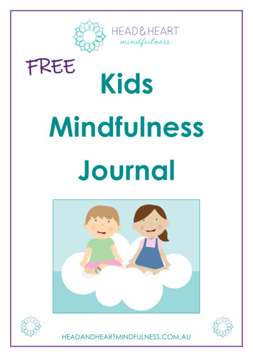 FREE Kids Mindfulness Journal