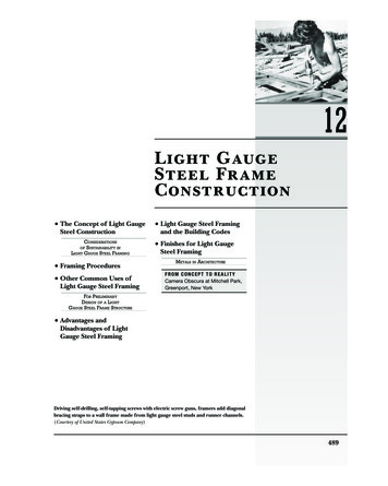 Light Gauge Steel Frame Construction - Bayanbox.ir