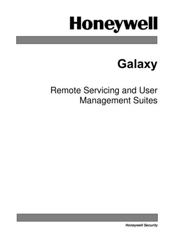 Remote Servicing And User Management Suites