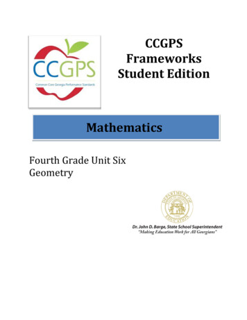 CCGPS Frameworks Student Edition Mathematics - ENetLearning