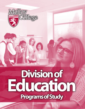 Division Of Education - Molloy College