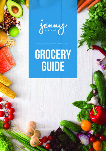GROCERY GUIDE - Jenny Craig