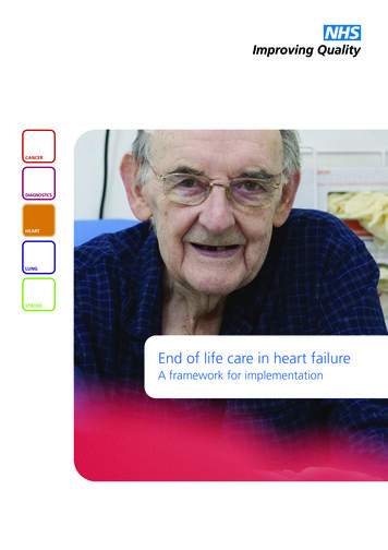 End Of Life Care In Heart Failure - NHS England