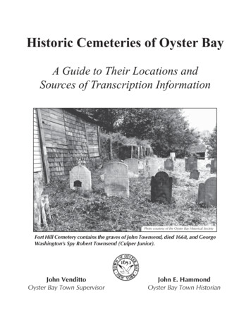Historic Cemeteries Of Oyster Bay