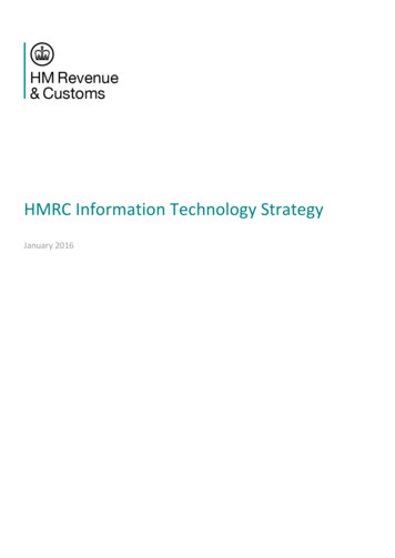HMRC Information Technology Strategy