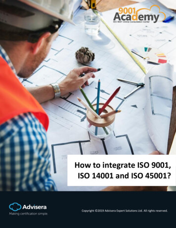 How To Integrate ISO 9001 - IMS Global Standards