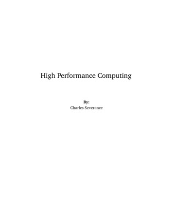 High Performance Computing - Charles Severance