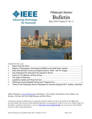 Pittsburgh Section Bulletin