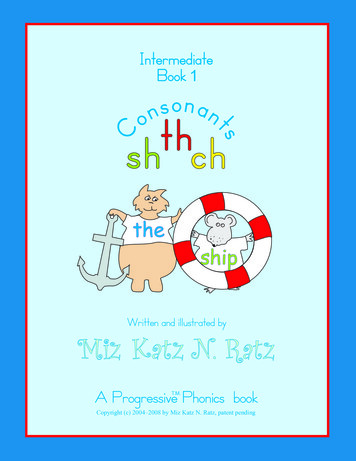 Intermediate Book 1 C Shthch - Progressive Phonics