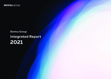 Integrated Report 2021 - 株式会社電通グループ